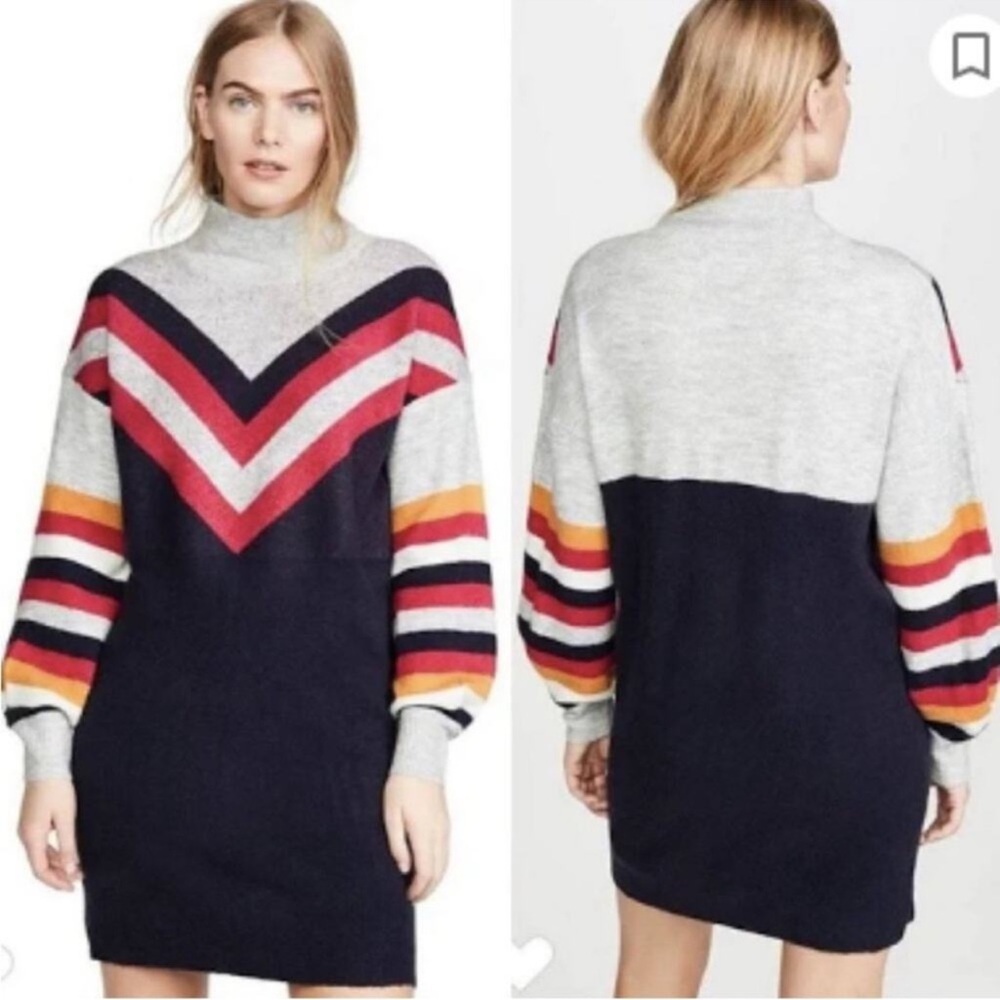 Minkpink turtleneck sweater dress